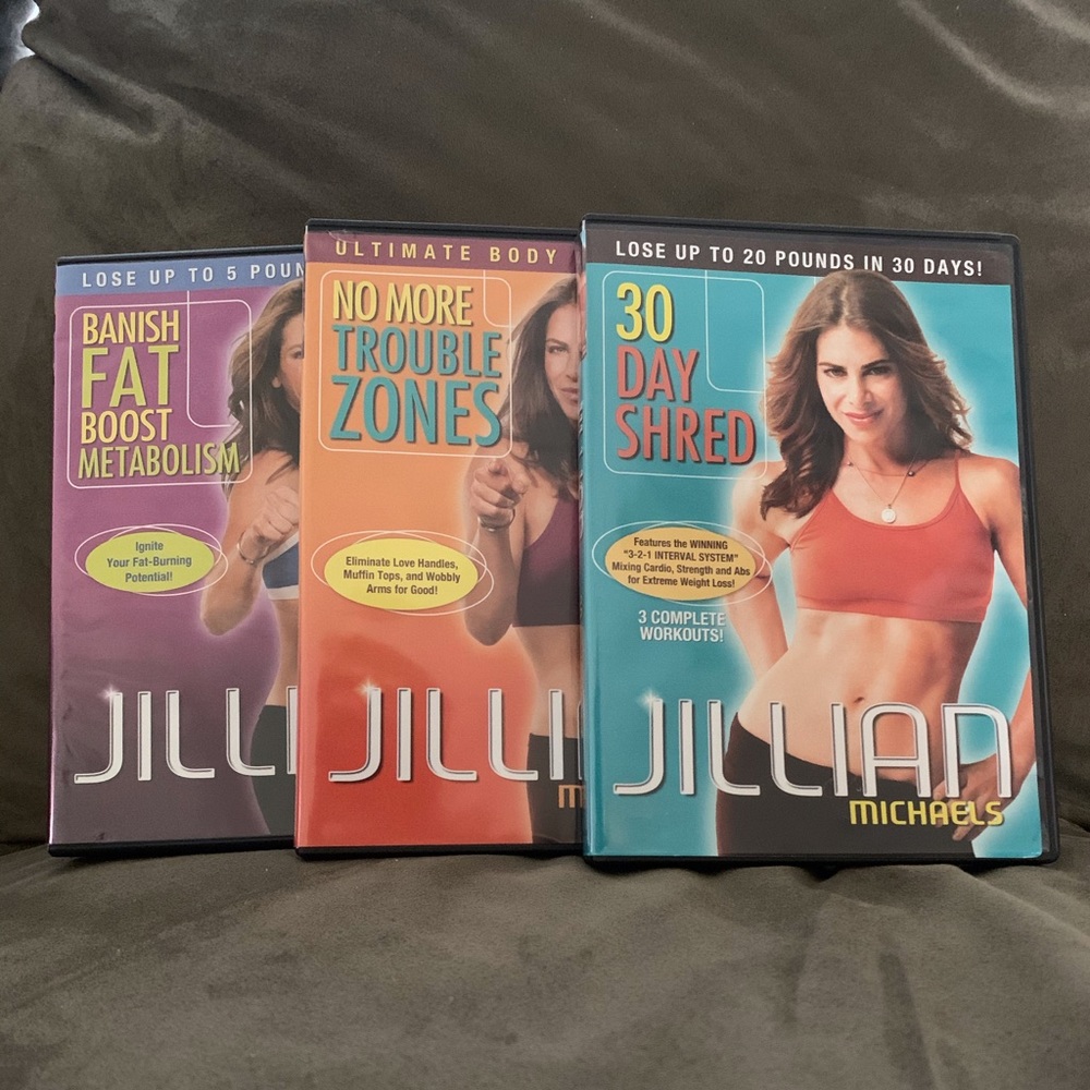 Jillian Michaels set of 3 DVDs NEW